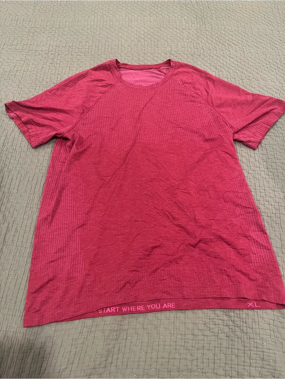Lululemon Metal Vent Tech Short Sleeve Shirt - Size XL